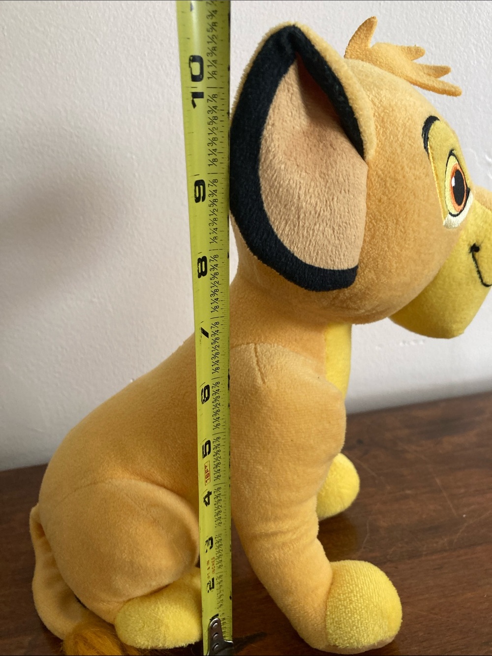 Simba Plush Stuffed Toy - Yellow Kids Plush - Picture 8 of 8